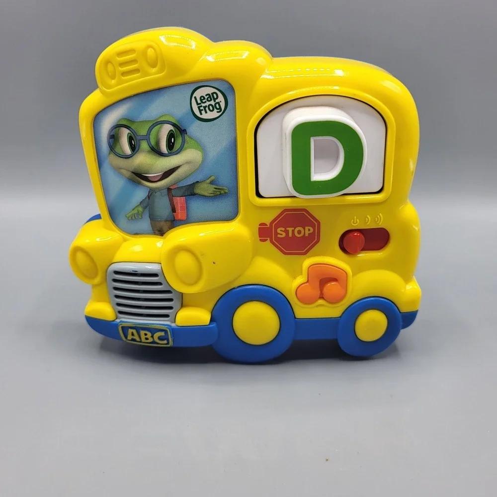 LeapFrog Fridge Phonics Magnetic Letter Set Toddler Alphabet Bus Toy Yellow